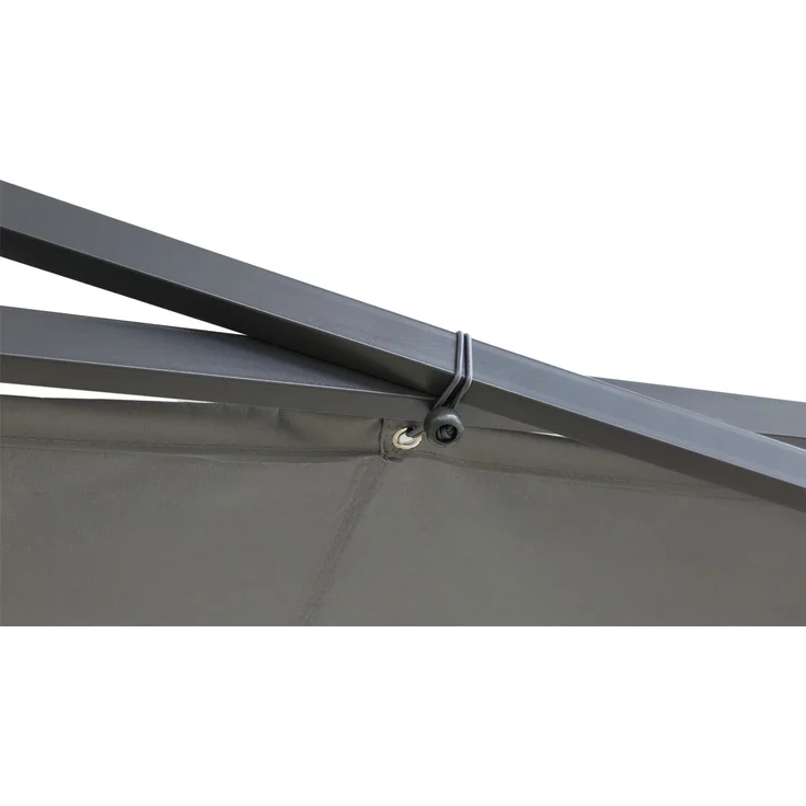 Tepro Sonnensegel mit Gestell Austin rechteckig 280 x 280 cm anthrazit – Bild 3