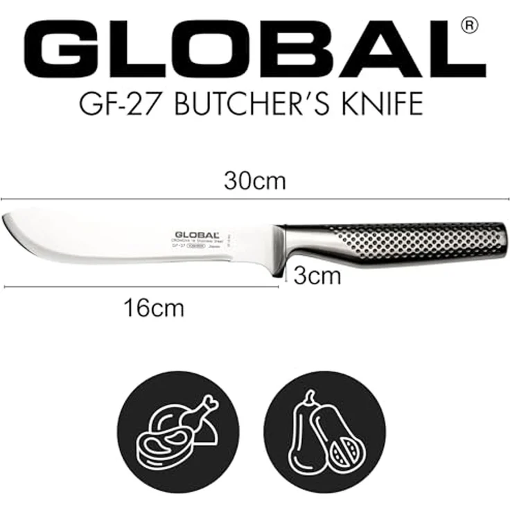 Global Fleischermesser geschmiedet 16 cm GF-27 – Bild 4