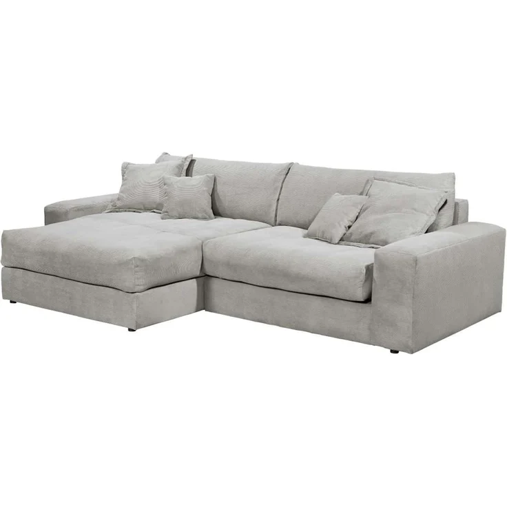 Ecksofa Kamil von Ed Exciting Design im Fjord Cordbezug mit optionalem Hocker – Bild 4