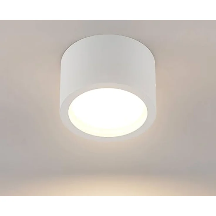 Arcchio Downlights Nieva, moderne 1-flammige Deckenleuchte aus weißem Aluminium mit GX53 Fassung, Einbauleuchte für Flur und Wohnräume – Bild 5
