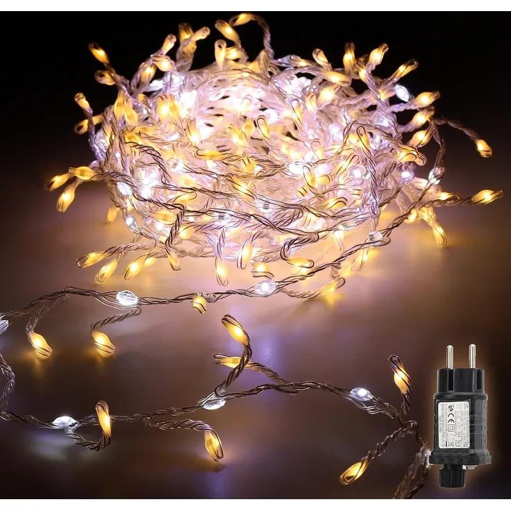 SALCAR 5m 300 LED Lichterkette Außen Weihnachten