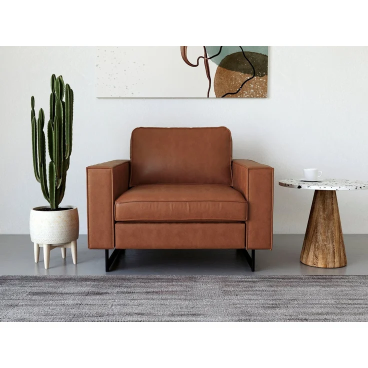 Places of Style Loveseat Pinto, mit Keder, Metallfüßen und auch in Cord Bezug erhältlich – Bild 3