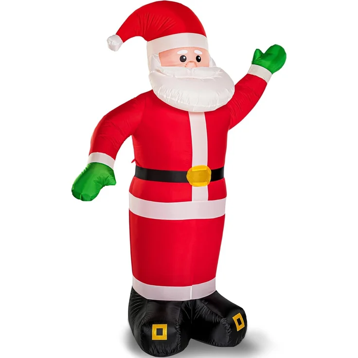Monzana Weihnachtsmann mit Beleuchtung XXL aufblasbar – Bild 1