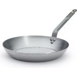 De Buyer Grillpfanne Mineral B Element 32 cm Eisenpfanne gerippt