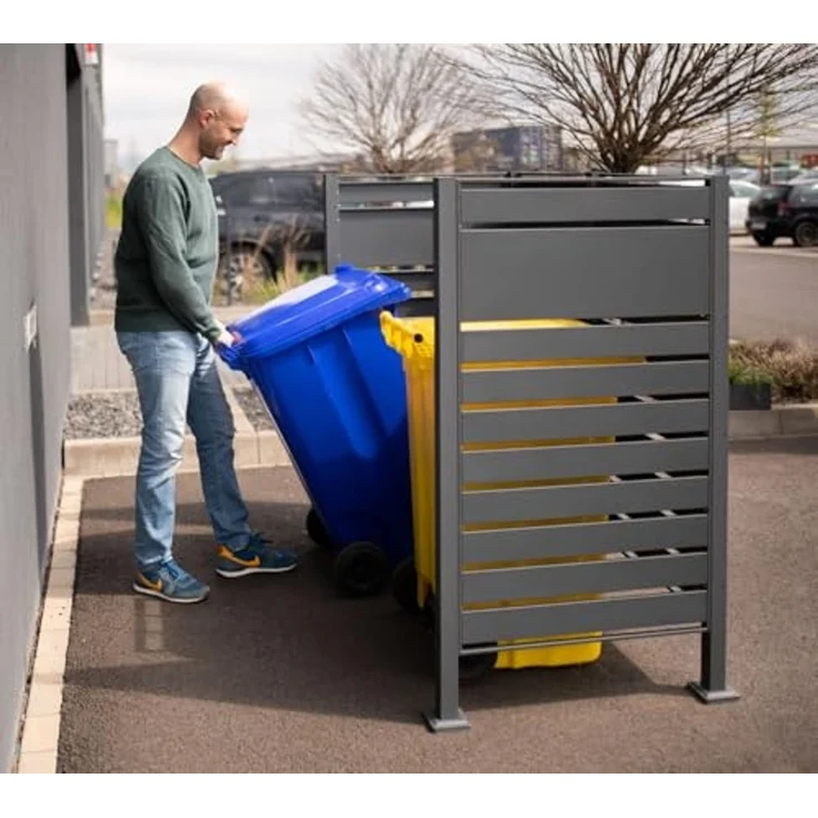 Westmann Metall Mülltonnenverkleidung Planum | – Bild 4