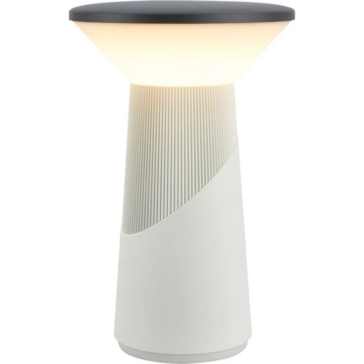 BRILONER - Pilia LED Tischlampe kabellos IP44 mit Touch, dimmbar, warmweißes Licht, Tischlampe Akku, Nachttischlampe, Leselampe, LED Lampe, German Design Award Winner 2026, 15x24 cm, Grau-Anthrazit – Bild 5
