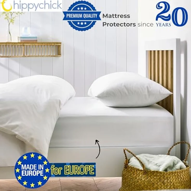 Hippychick Matratzenschutz - Spannbetttuch Einzelbett 90x190 - Fitted SheetEinzelbett 90x190 cm – Bild 6