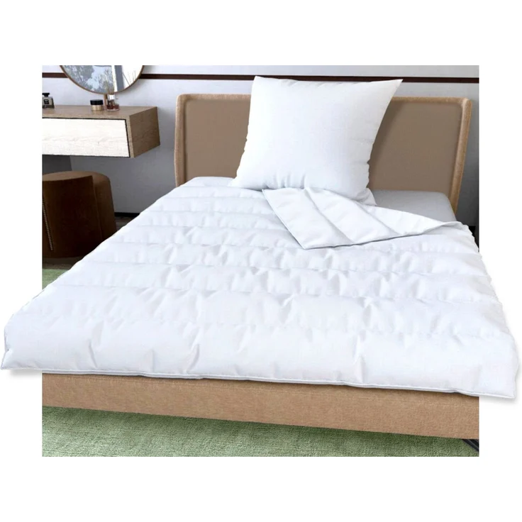 Matratzen Perfekt Baumwollbettdecke Ganzjahres Bettdecke 135x200cm 100% Baumwolle Bett Inlet(Bezugsstoff), anschmiegsam, pflegeleicht – Bild 1