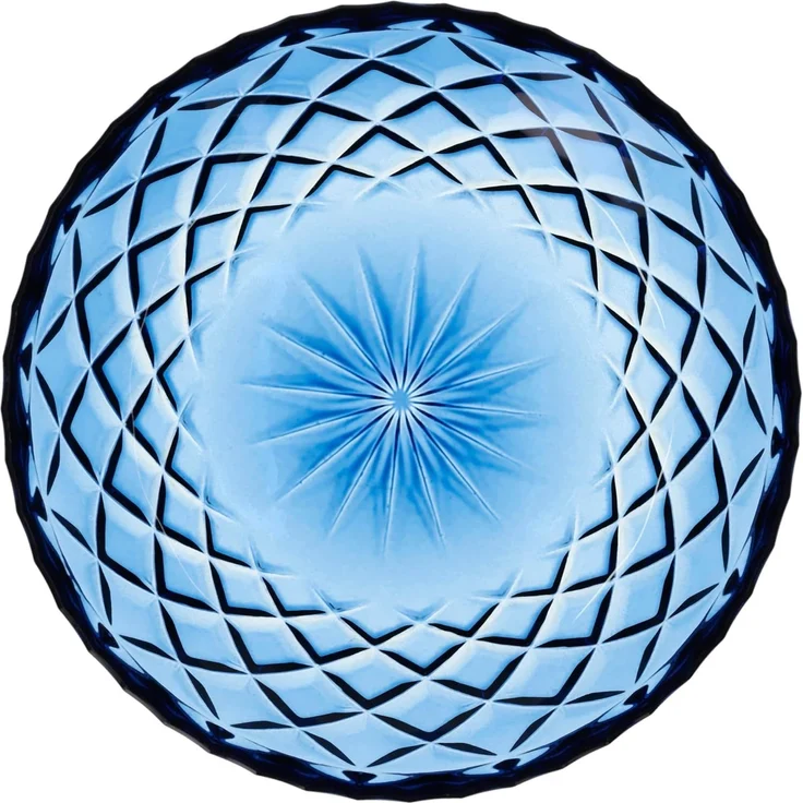Lyngby Glas 4er-Set Teller 16 cm Sorrento Blau – Bild 3