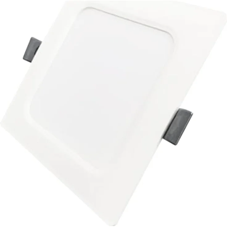 LUXULA LED Einbauleuchte eckig, Weiß, 173x26mm, 12W 1200lm, IP44, CCT 2700K-6000K einstellbar, flach, für Bad, Küche & Innenräume – Bild 1