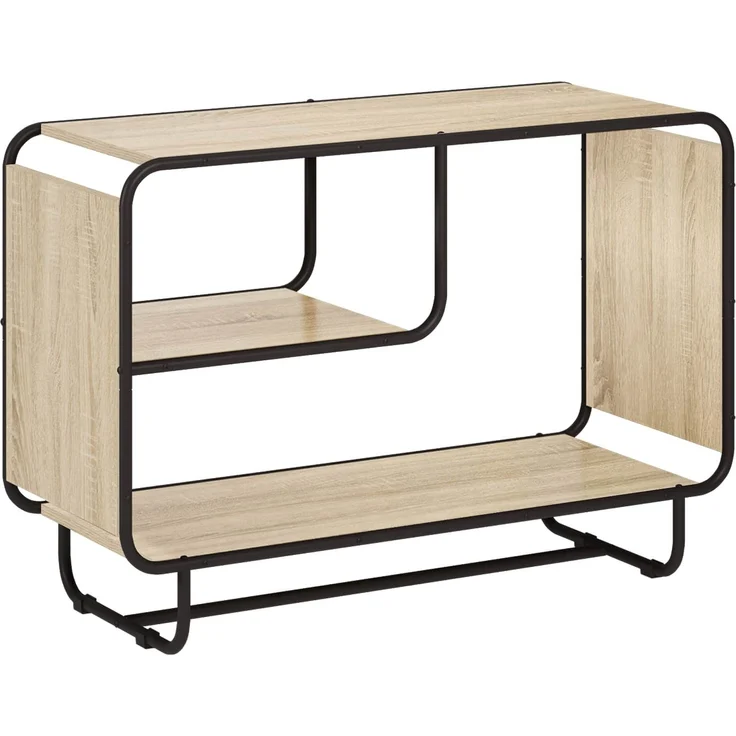 vidaXL Sideboard Sonoma-Eiche 93.5 x 37.5 x 64.5 cm Holzwerkstoff 8007943 – Bild 2