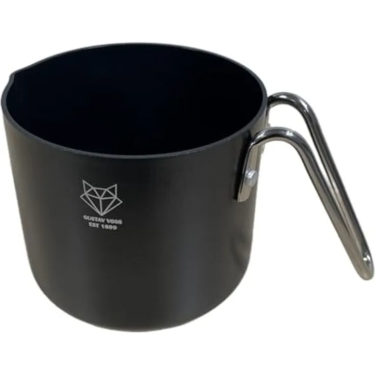 Gustav Voss Milchtopf Milchkochtopf PIRÄUS 1,7 Liter Topf Ø 14 cm Soßentopf Kochtopf Topf, gehärtete Aluminiumlegierung, Procalon®Cera-Beschichtung, spülmaschinengeeignet