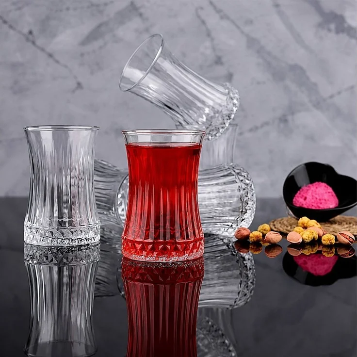 Pasabahce Auflaufform Pasabahce Elysia Teeglas 170 ml 6er Set, Glas – Bild 2