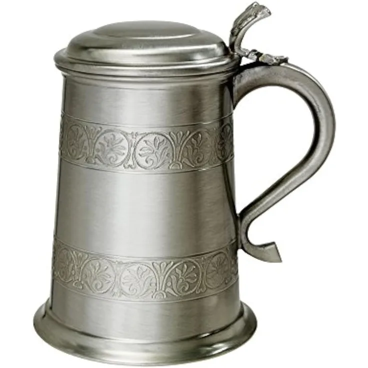Wentworth Zinn ? Mittelalter Antik Finish Zinn 1 Pint Bierkrug