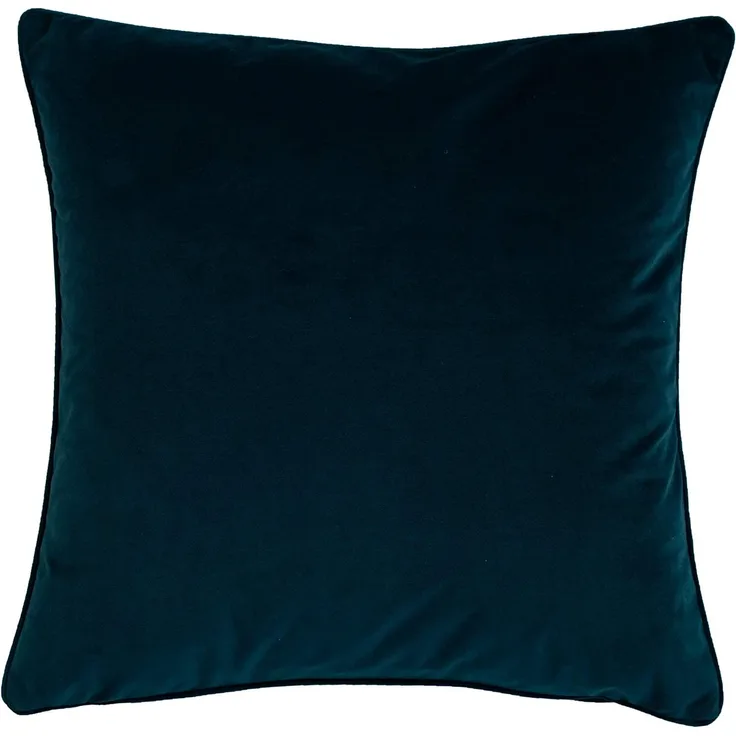 Homing Kissenhülle Mirja 45x45 petrol Kissen Bezug Wohnzimmer Kissen Uni Deko