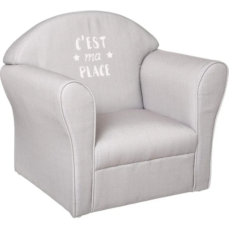 Kindersessel, Kindersitz - Baumwolle, Atmosphera Grau