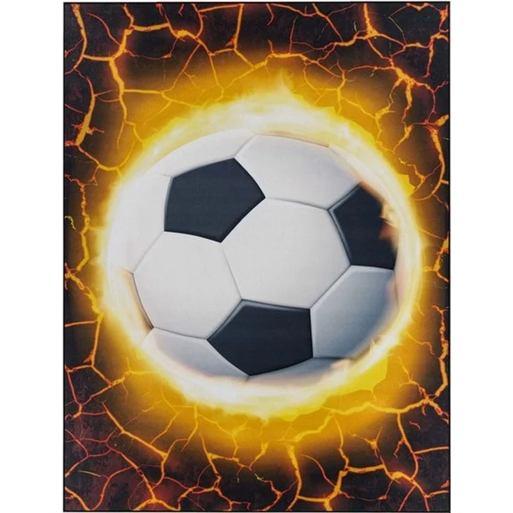 TaraCarpet Kinderteppich Fresh Kids Fußball, rechteckig, Höhe: 5 mm, Fresh Kids Fußball Krush Kinderzimmer Jugendzimmer 80x150 cm – Bild 4