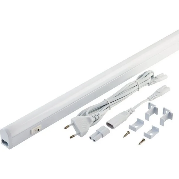 Oktaplex lighting LED Unterbauleuchte Riga Unterschranklampe 28cm 340lm 4W, Ein-/Ausschalter, LED fest verbaut, Warmweiß, 3000K Lichtleiste Küche Unterschrankleuchte