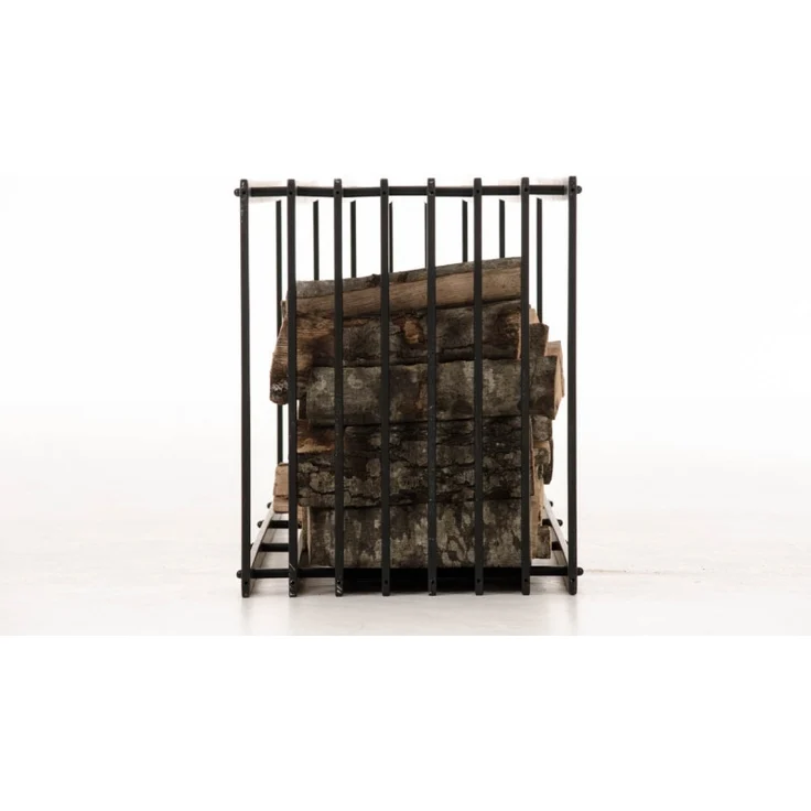 CLP Kaminholzständer Irving schwarz-matt,40x50x150 cm – Bild 6