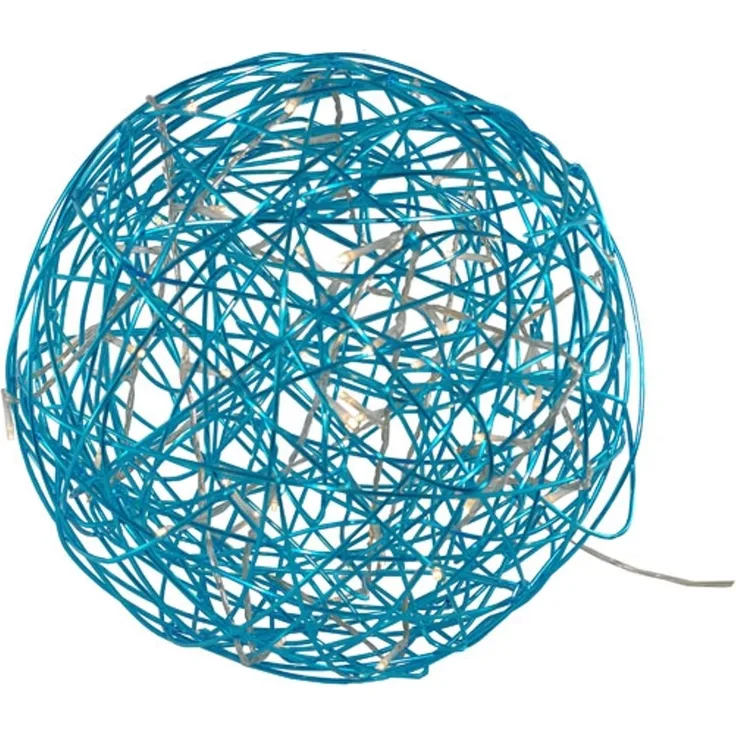 LED-3D-Kugel "Galax Fun", schwarzes Blau, Alu, 30cm