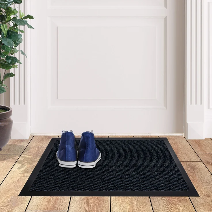 Furni24 Fußmatte - Blau-Schwarz, 40 x 60 cm – Bild 4