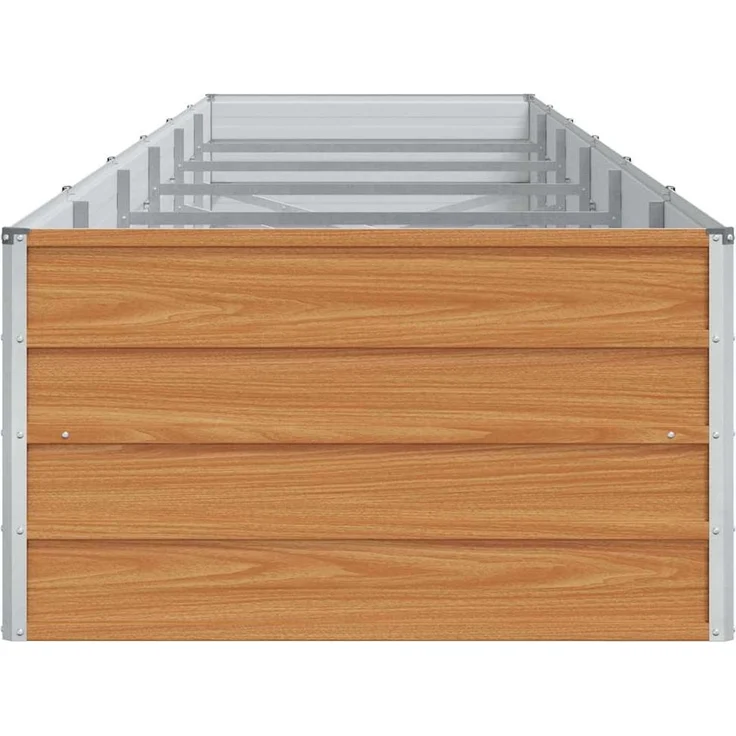 vidaXL Hochbeet Hellbraun 480 x 80 x 45 cm Verzinkter Stahl 42017341 – Bild 5