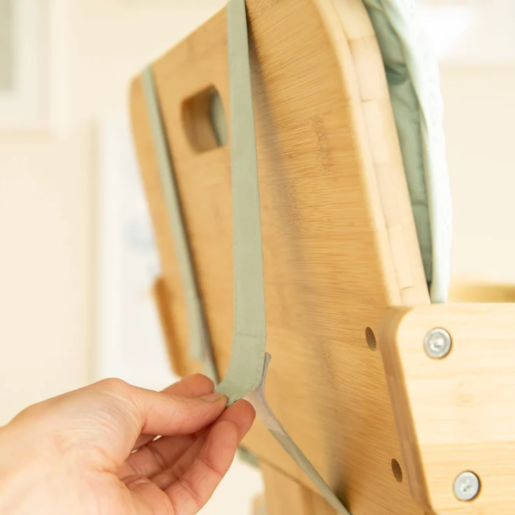 roba Sitzverkleinerer 2-teilig 'roba Style' - Zubehör für Hochstuhl 'Nature Up' - Frosty green – Bild 5