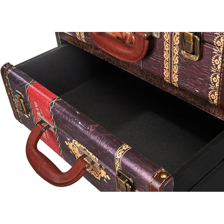 Kobolo Regal Kommode TAFARI aus MDF mit bedrucktem Kunstleder – Bild 5