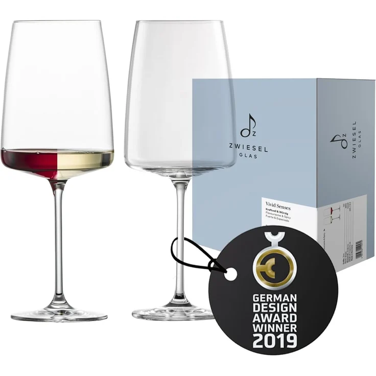 Zwiesel Glas VIVID SENSES kraftvoll & würzig Weinglas 2er Set – Bild 1