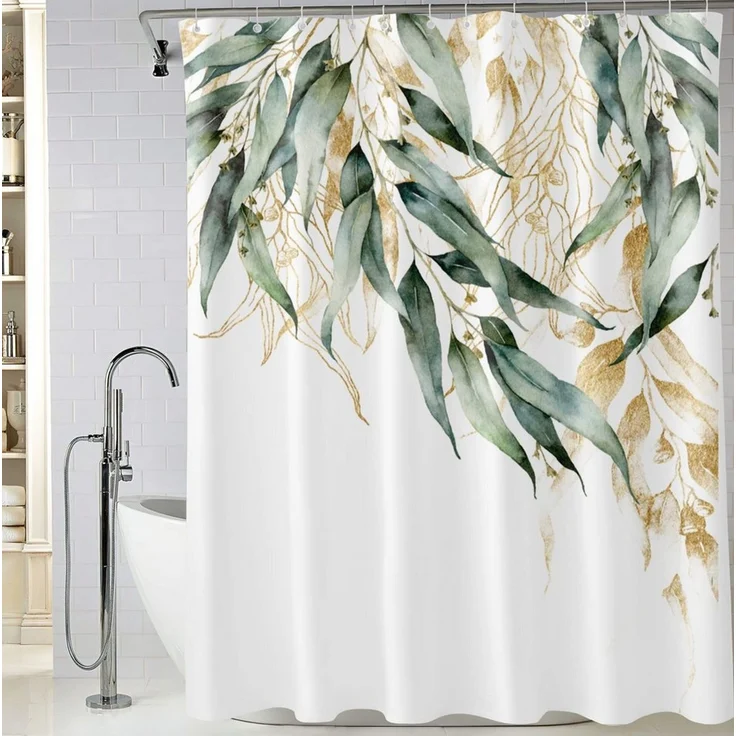 M&W DAS DESIGN Duschvorhang Shower curtains Anti schimmel Waschbar ​​180x200 Duschvorhang – Bild 2