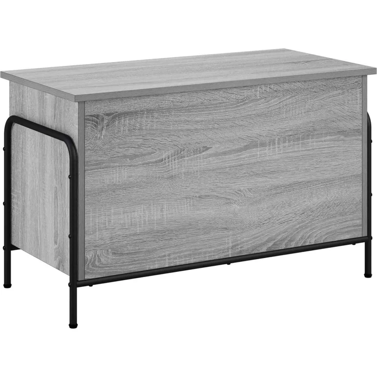 vidaXL Aufbewahrungsbox Sonoma-Grau 80 x 40 x 49,5 cm Holzwerkstoff 8013677 – Bild 2