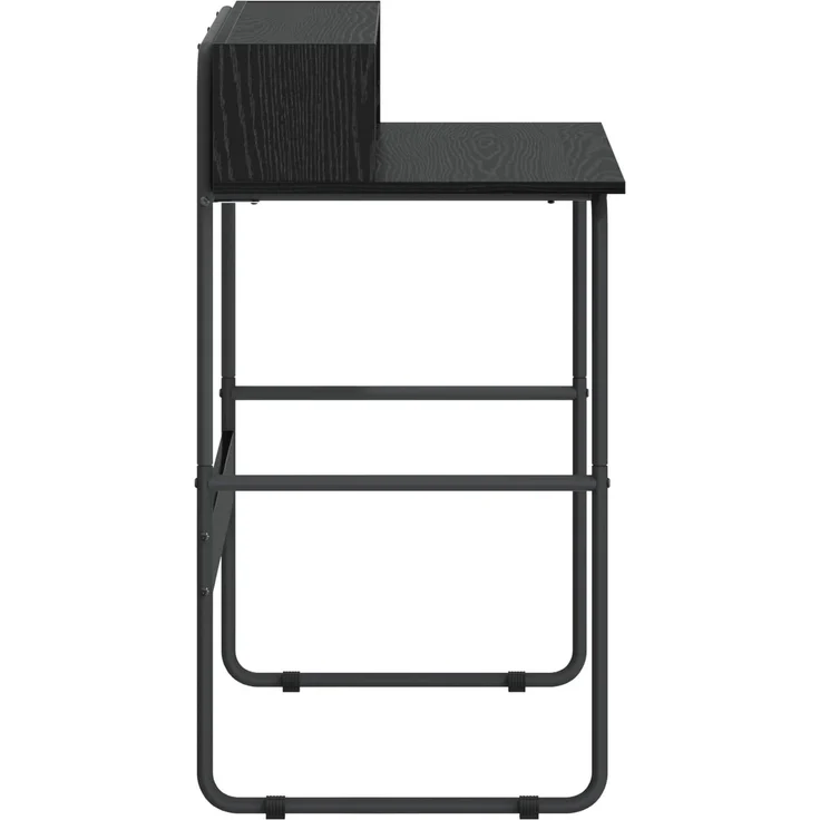 vidaXL Schreibtisch mit Stauraum Schwarz Eichen-Optik 80 x 50 x 91 cm 8008020 – Bild 4