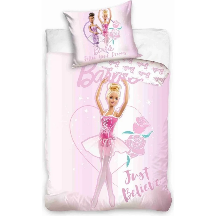 Barbie Bettwäsche Barbie Kinderbettwäsche 140 x 200 cm – Bild 3