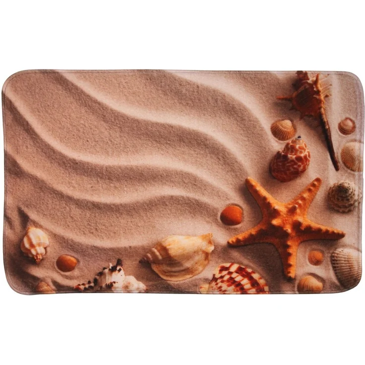 Sanilo Badematte mit Motiv, viele schöne Badteppiche zur Auswahl, rutschhemmend beschichtet, schnelltrocknend, waschbar, Polyester, rechteckig, sehr weich, hochwertig & modern, 50 x 80 cm oder 70 x 110 cm