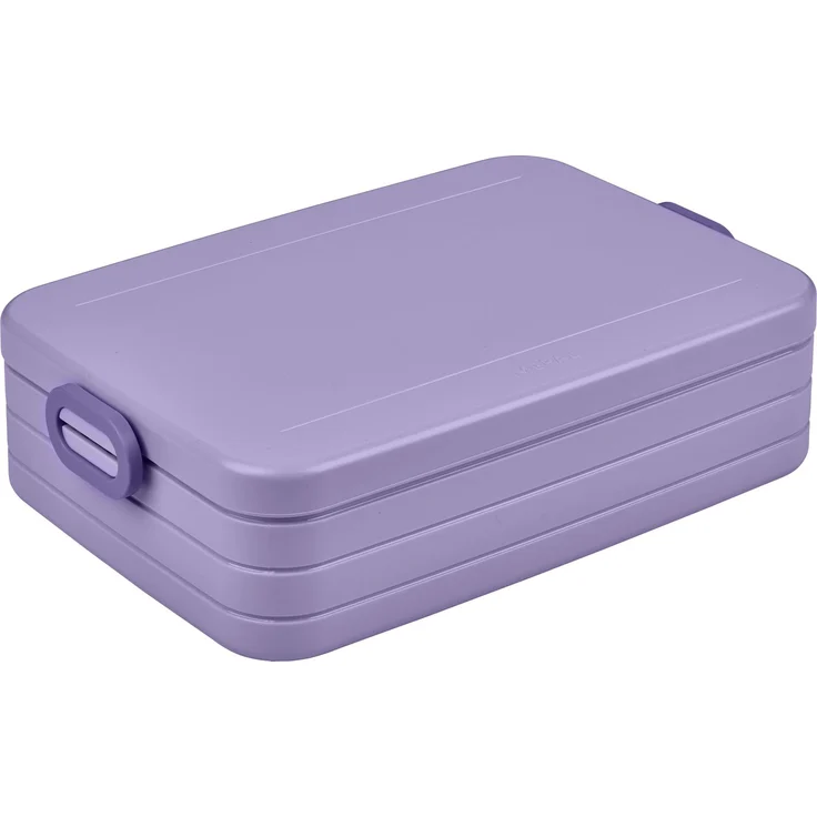 Mepal - Bento Lunchbox Take A Break Large - Brotdose mit Bento-Box - Meal Prep Box für Sandwiches, Kleine Snacks & Reste - Snack & Mittagessen - Essensbox mit Fächern - 1500 ml - Vivid lilac – Bild 2