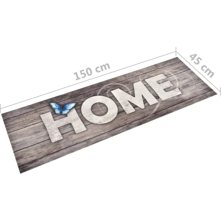 vidaXL Küchenbodenmatte Waschbar Home 45x150 cm 315973 – Bild 4