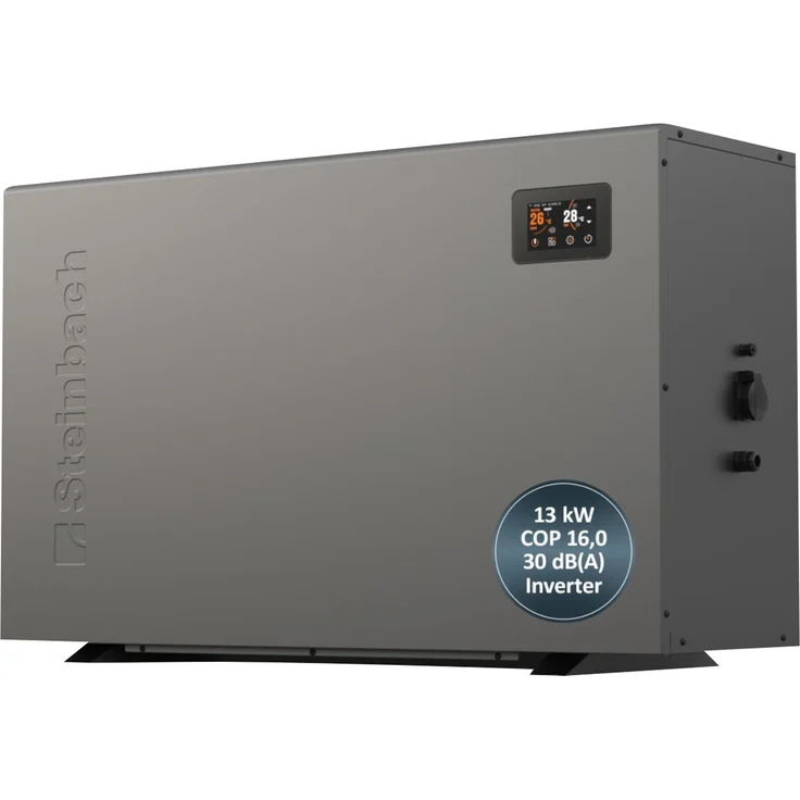 Steinbach Swimming Pool Wärmepumpe "Silent 13",für Pools bis 60.000 l, 13 kW Heizleistung – Bild 1