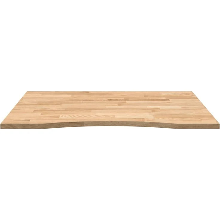vidaXL Schreibtischplatte Unbehandelt 100x80x2,5 cm Massivholz Eiche 4009016 – Bild 4
