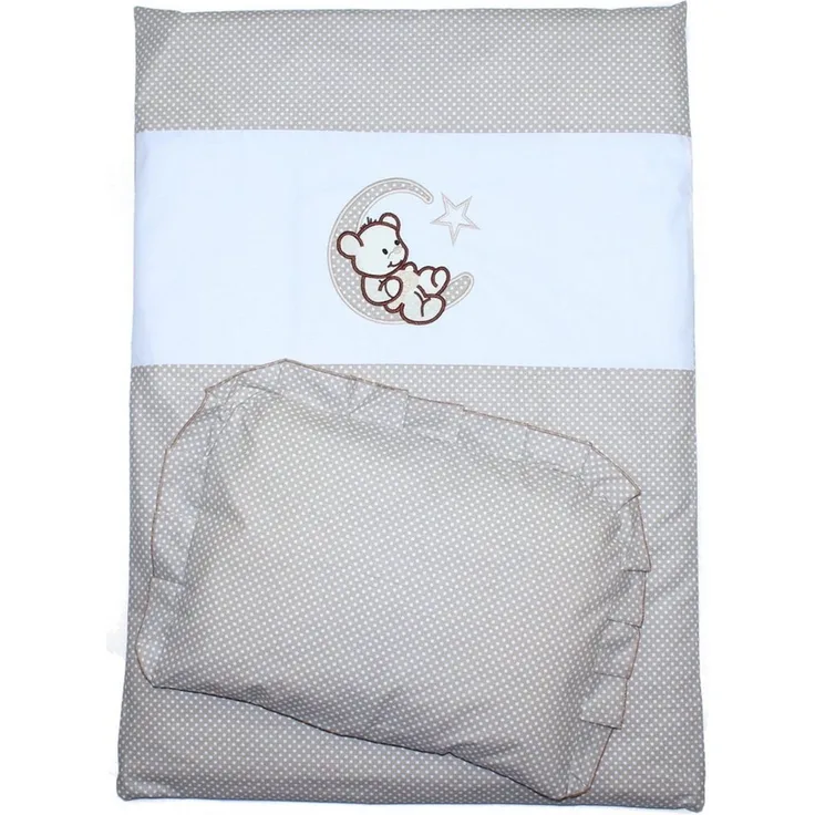 Primawela Babybettwäsche Kinderwagenset Baby Bettwäsche für Kinderwagen Bezüge Decke Kissen, 4 teilig