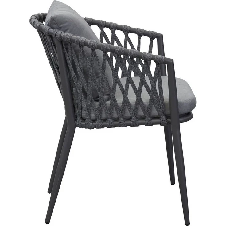 LC Garden Stapelstuhl LC Garden »Sunrepo« Gartenstuhl Armlehnstuhl Stapelstuhl Rope (4 St) – Bild 3