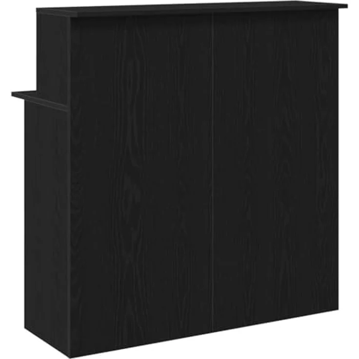 vidaXL Empfangstheke Schwarz 100x50x103,5 cm Holzwerkstoff 859025 – Bild 8