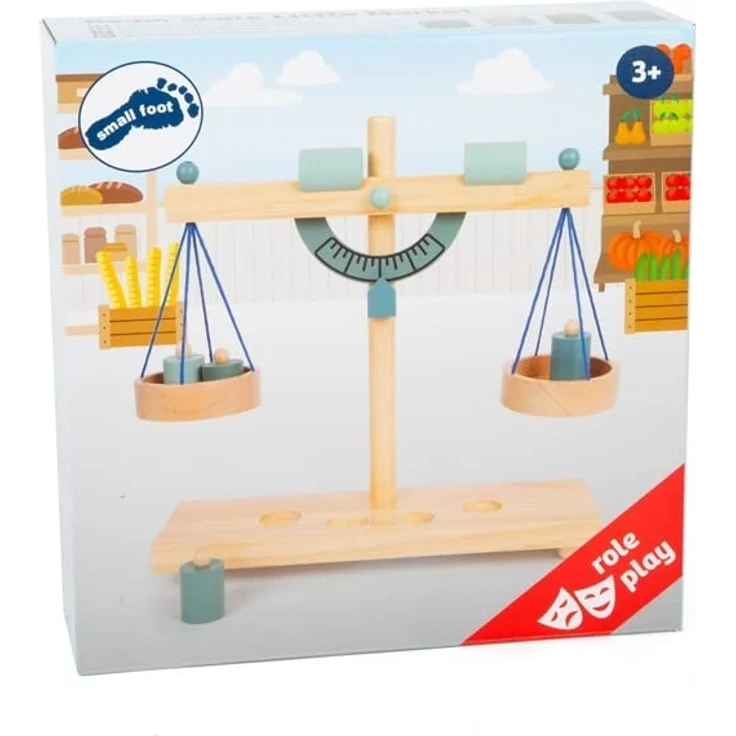 Legler small foot Balkenwaage Little Market, Waage, Kaufladen Zubehör, Spielzeug, Kinder, 11861 – Bild 5