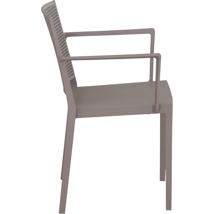 Siena Garden Square AL, Stapelstuhl - Polypropylen taupe – Bild 5