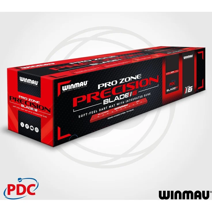 Winmau Dartmatte Dartmatte Pro Zone Precision Blade 6 8215, Mat Dartteppiche Matte für Dartscheiben Boards – Bild 7