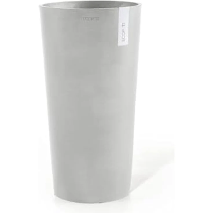 ECOPOTS Blumentopf AMSTERDAM HIGH White Grey, BxTxH: 41x41x76 cm – Bild 2