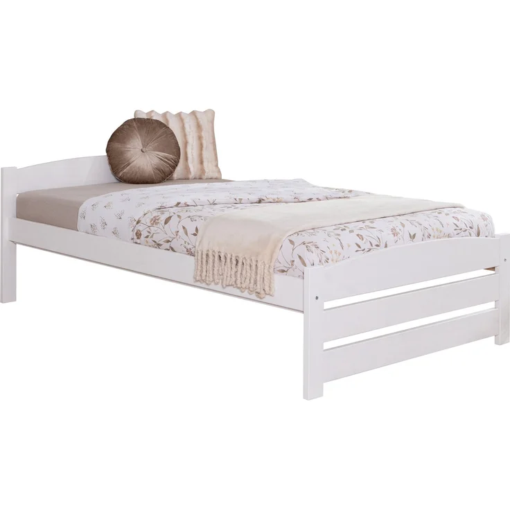 Stauraumbett Seniorenbett "Loni" 120x200 Kiefer massiv