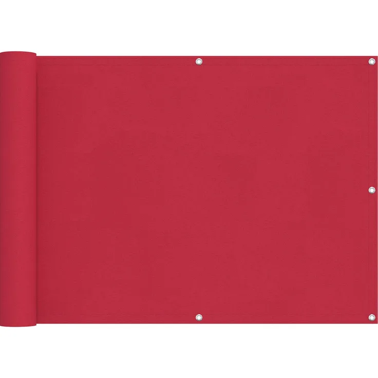 vidaXL Balkonsichtschutz Bordeauxrot 75x700 cm 42030889