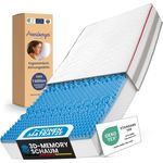 FLEXX Kaltschaum Matratze 90x200 cm mit 3D Memory Foam - 7 Zonen; 25cm Höhe; H4, H3, H2 Misch-Härtegrad - Wendbare Kaltschaummatratze mit optimaler Druckentlastung