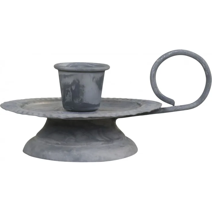 Chic Antique - Kerzenständer Kerzenhalter mit Henkel Kammerleuchter 71067100