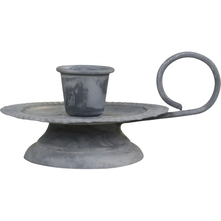 Chic Antique - Kerzenständer Kerzenhalter mit Henkel Kammerleuchter 71067100